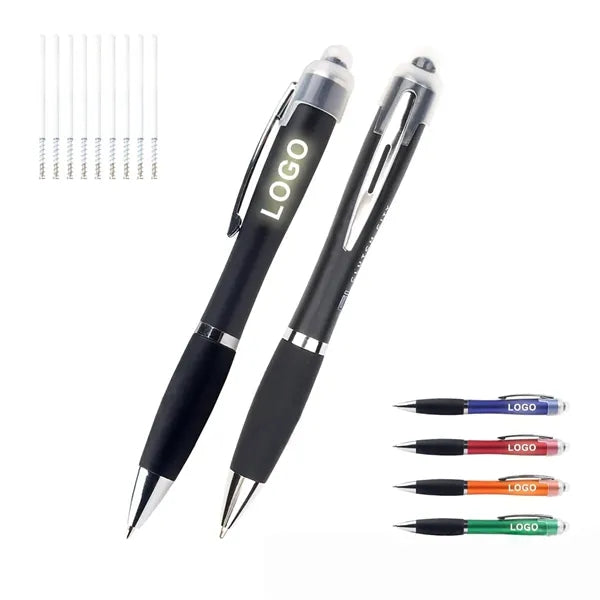 Multi-Function LED Light Touch Screen Ballpoint Pen