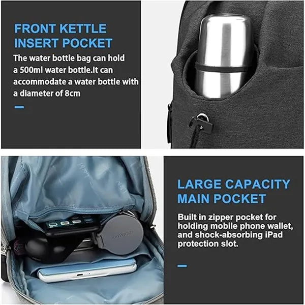 Crossbody Sling Backpack for Men Women