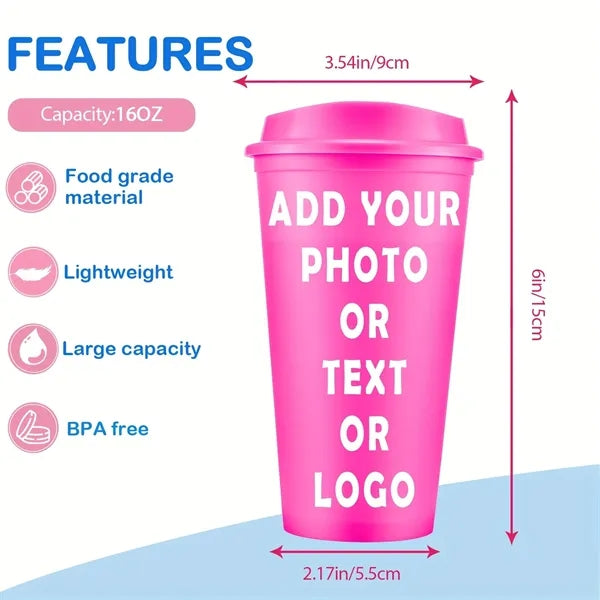 16oz Custom Plastic Cups
