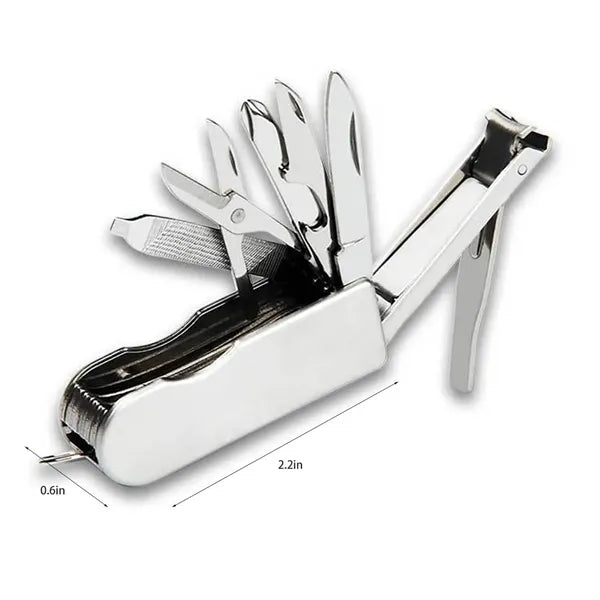 8 In 1 Stainless Steel Multi Folding Nail Clippers