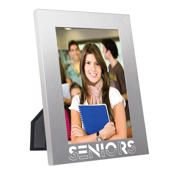 Aluminum Picture Frame, Holds 4"x6" photo or insert