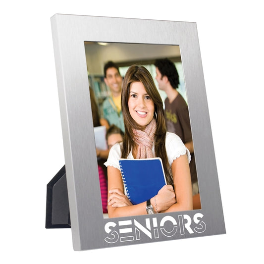 Aluminum Picture Frame, Holds 4"x6" photo or insert