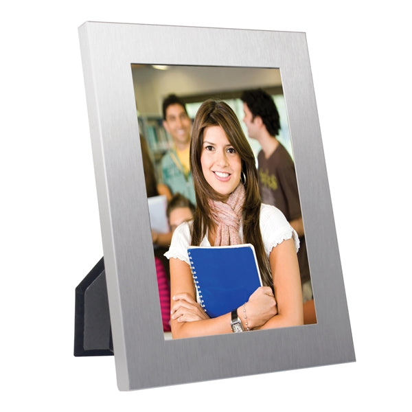 Aluminum Picture Frame, Holds 4"x6" photo or insert