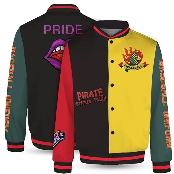 Personalized Varsity Jacket(Full Color DyeSublimated)