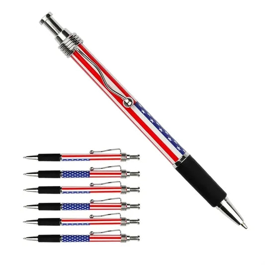 American Flag Retractable Ballpoint Pen