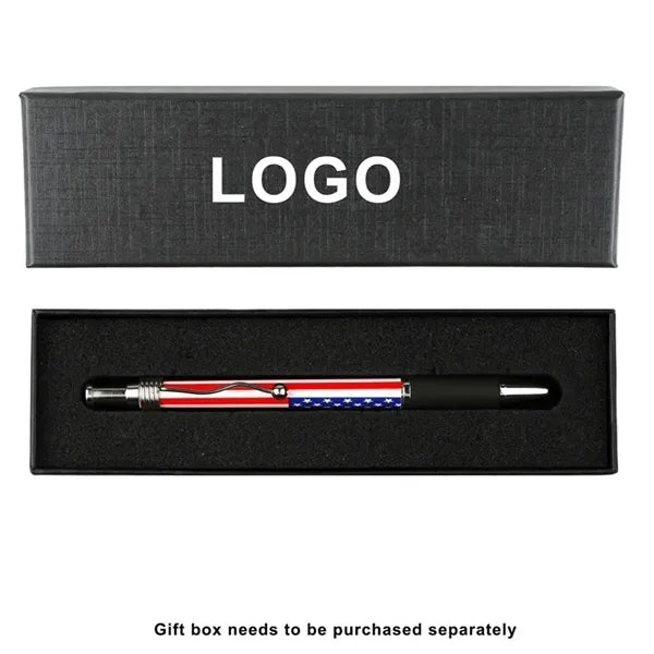 American Flag Retractable Ballpoint Pen