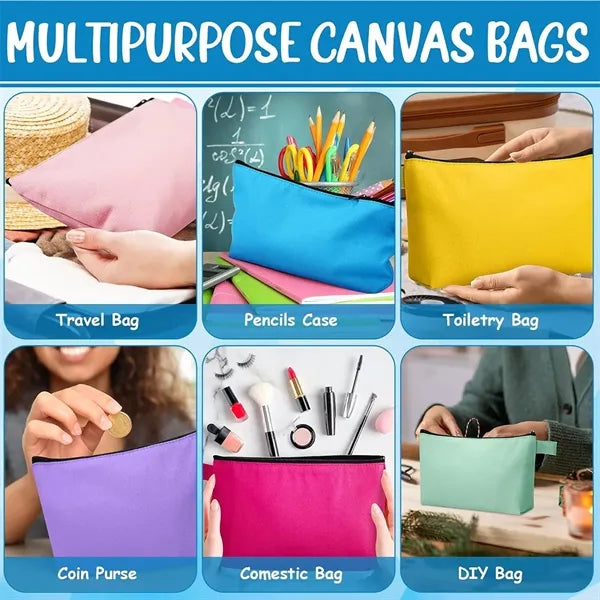 Multipurpose Cosmetic Bag Small Pencil Pouch