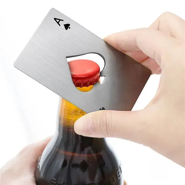 Metal Credit Card Style Beer Opener
