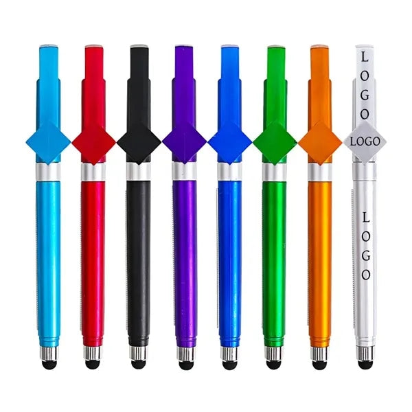Multi-Function Gel Pen with Pull-Flag Advertising Design