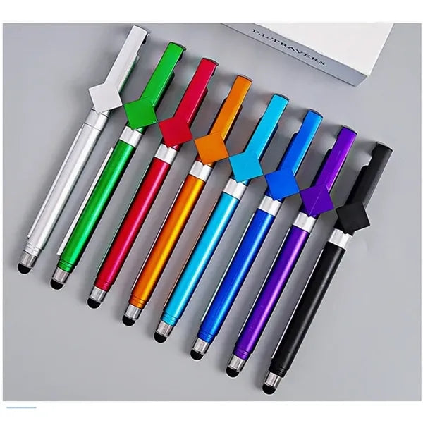Multi-Function Gel Pen with Pull-Flag Advertising Design