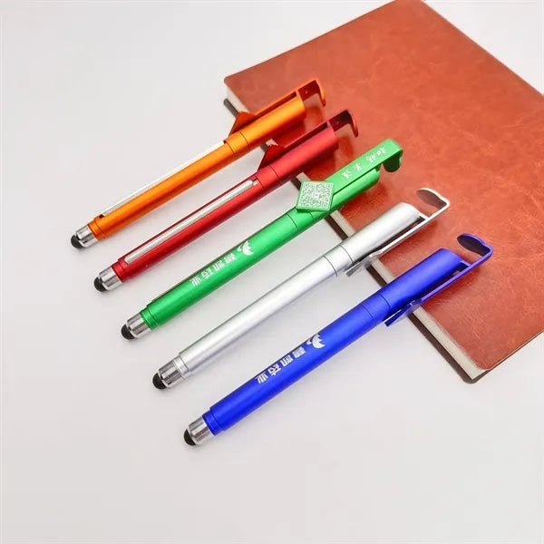 Multi-Function Gel Pen with Pull-Flag Advertising Design