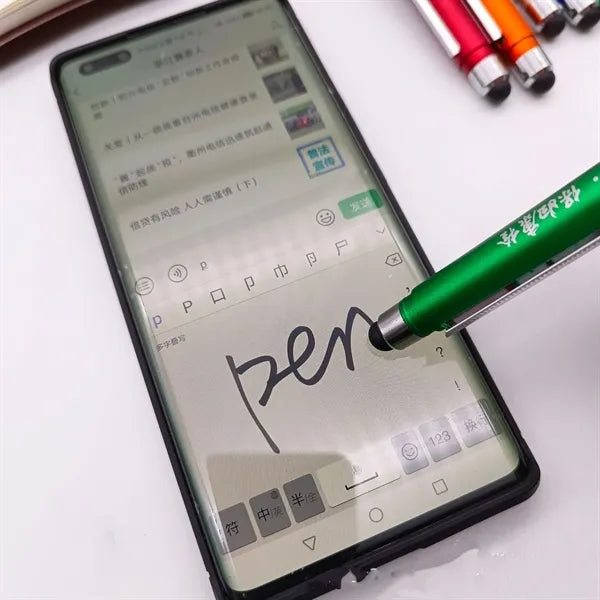Multi-Function Gel Pen with Pull-Flag Advertising Design