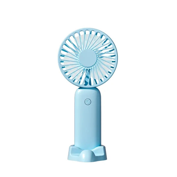 3 Speed Adjustable Fan with Phone Holder Base