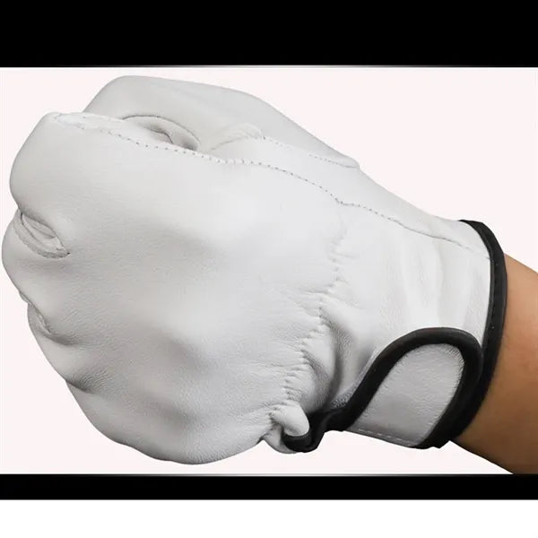 Real Leather Safety Protection Wear Resistant Work Gloves