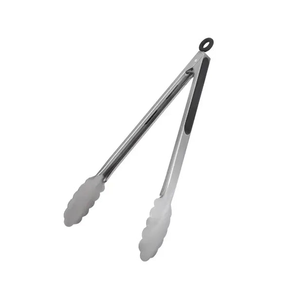 12" Stainless Steel BBQ Tongs