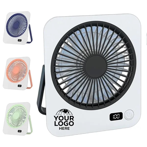Ultra-thin Foldable USB Rechargeable Desk Fan