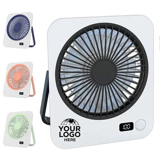 Ultra-thin Foldable USB Rechargeable Desk Fan