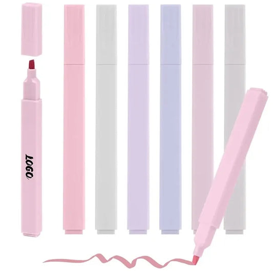 6 Piece Highlighter Set Pastel Colours Marker Pens
