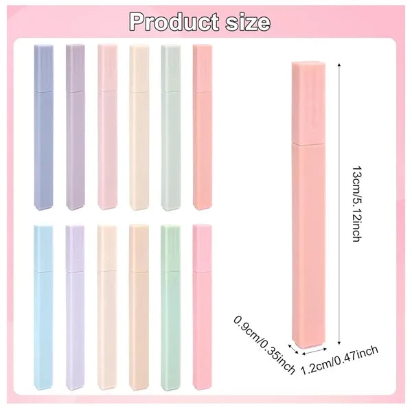 6 Piece Highlighter Set Pastel Colours Marker Pens