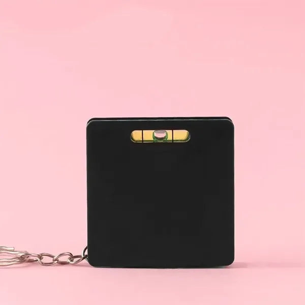 Square Level Tape Measure Key Tag
