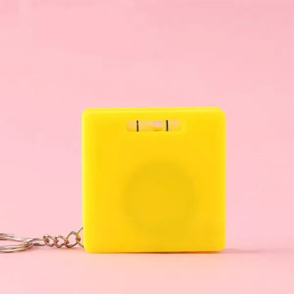Square Level Tape Measure Key Tag