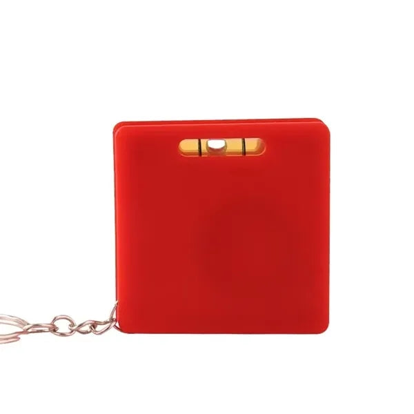 Square Level Tape Measure Key Tag