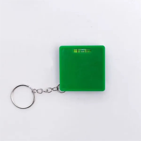 Square Level Tape Measure Key Tag