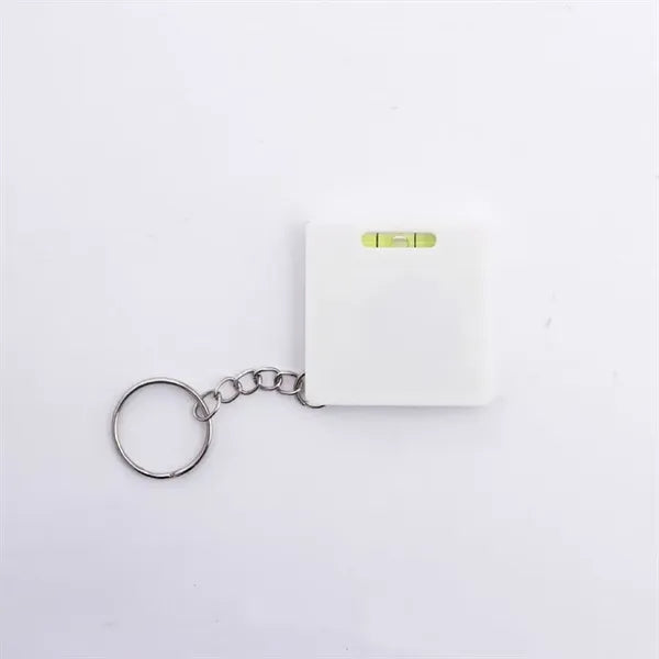Square Level Tape Measure Key Tag