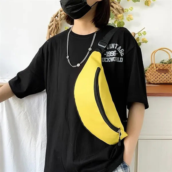 Sports Crescent Crossbody Chest Waist Bag for Women Men