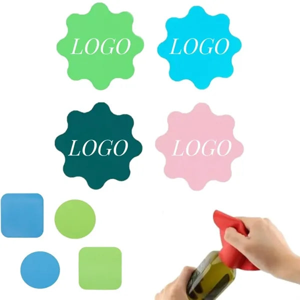 Silicone Flower Bottle Opener Coaster
