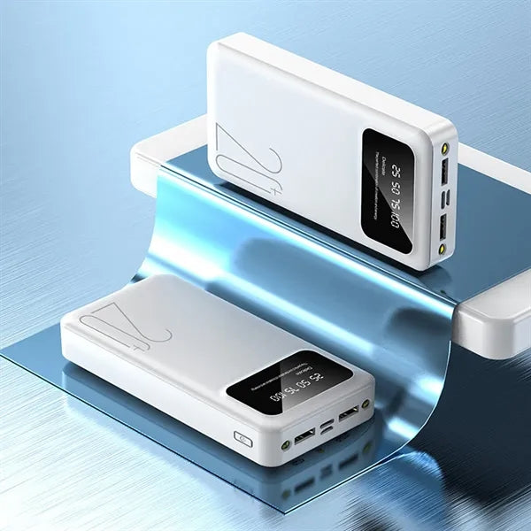 Mini 20000mAh Power Bank with Dual LED Flashlights