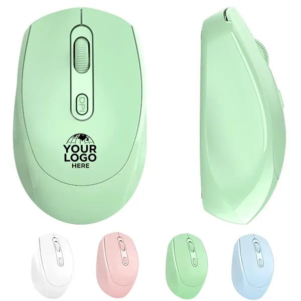 Rechargeable Wireless Bluetooth Mouse with USB Receiver