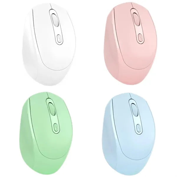 Rechargeable Wireless Bluetooth Mouse with USB Receiver