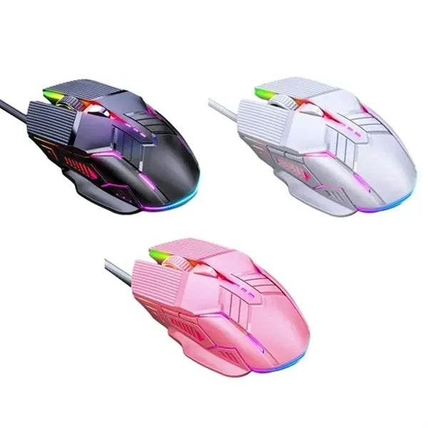 3200dpi Ergonomic Wired Gaming Led Silent Mouse