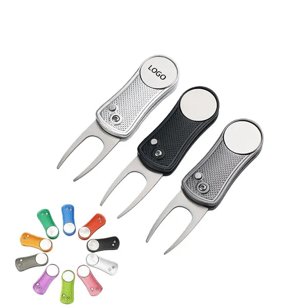 Golf Divot Repair Tool Magnetic Ball Marker