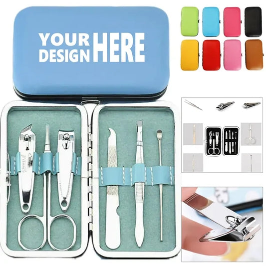 7-in-1 Stainless Steel Manicure Set with Nail Clippers & Sci