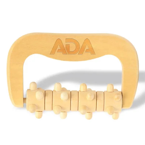 Handheld Wooden Roller Massager