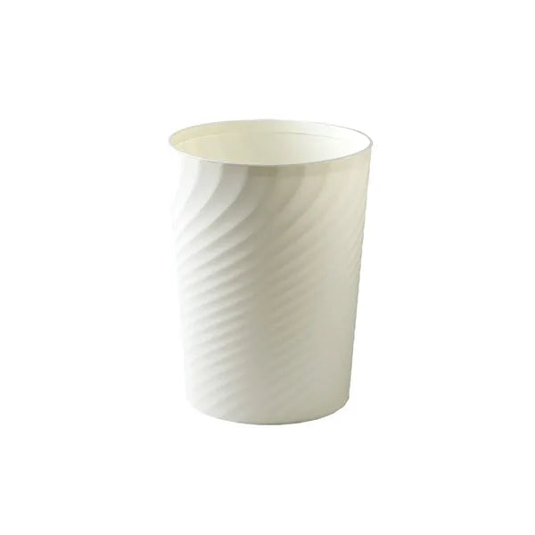 Spiral Shaped Minimalist Lidless Trash Can