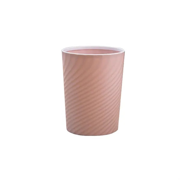 Spiral Shaped Minimalist Lidless Trash Can
