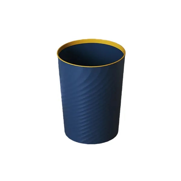 Spiral Shaped Minimalist Lidless Trash Can