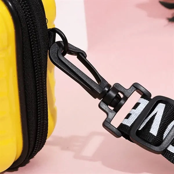 7 Inch Hardside Mini Crossbody Suitcase Shoulder Bag