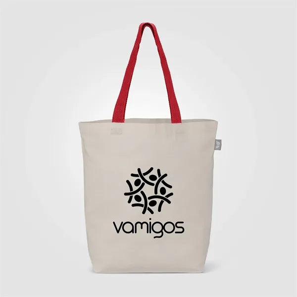 Tonga Recycled 5oz Cotton Colored Handle Tote Bag - 11L