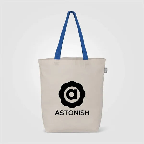 Tonga Recycled 5oz Cotton Colored Handle Tote Bag - 11L