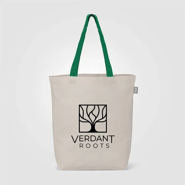 Tonga Recycled 5oz Cotton Colored Handle Tote Bag - 11L
