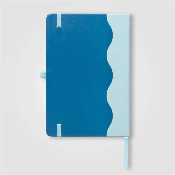 Grete Recycled Wave Pattern Journal - A5 - Full-Color Inkjet