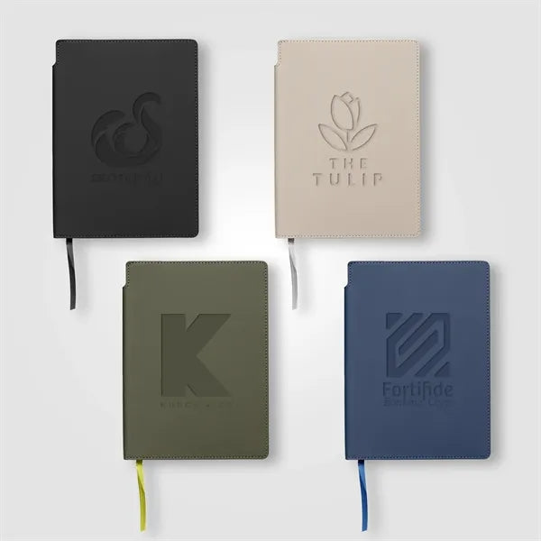 Malmo Recycled Soft Cover Extended Journal - A5 - Debossed