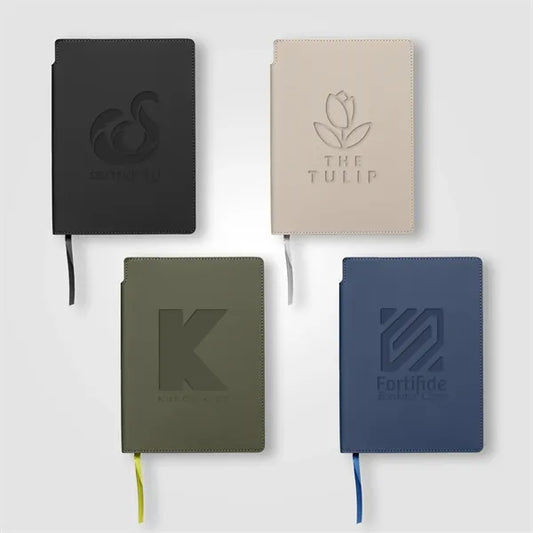 Malmo Recycled Soft Cover Extended Journal - A5 - Debossed