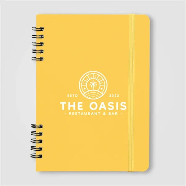 Jora Spiral Bound Notebook - A5 - Silkscreen