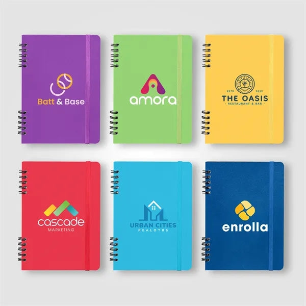 Jora Spiral Bound Notebook - A5 - Full-Color Inkjet