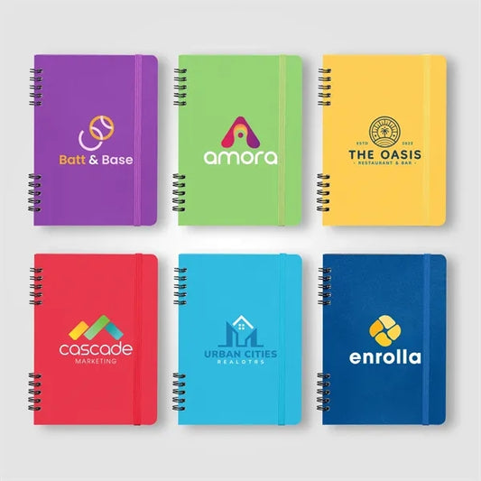 Jora Spiral Bound Notebook - A5 - Full-Color Inkjet